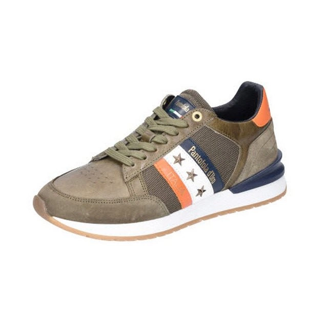 Pantofola d´Oro »Ascoli Runner N Neon Uomo Low Olive« Schnürschuh
