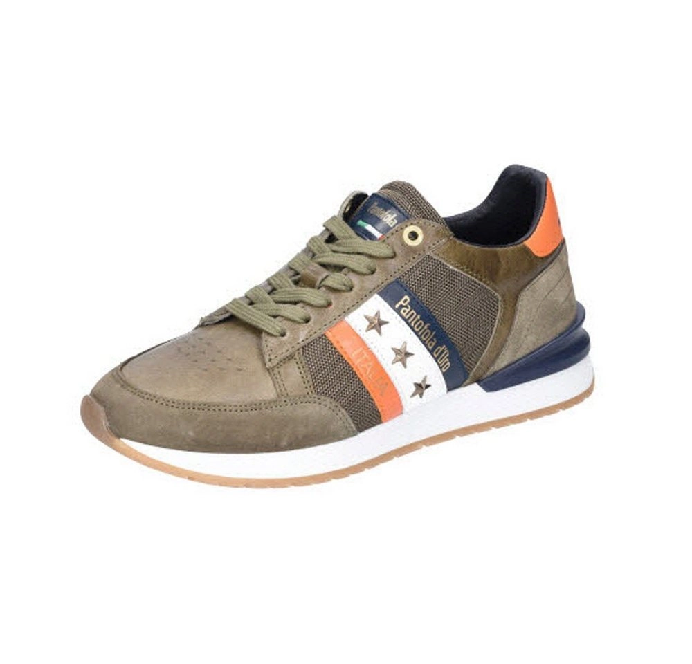 Pantofola d´Oro »Ascoli Runner N Neon Uomo Low Olive« Schnürschuh