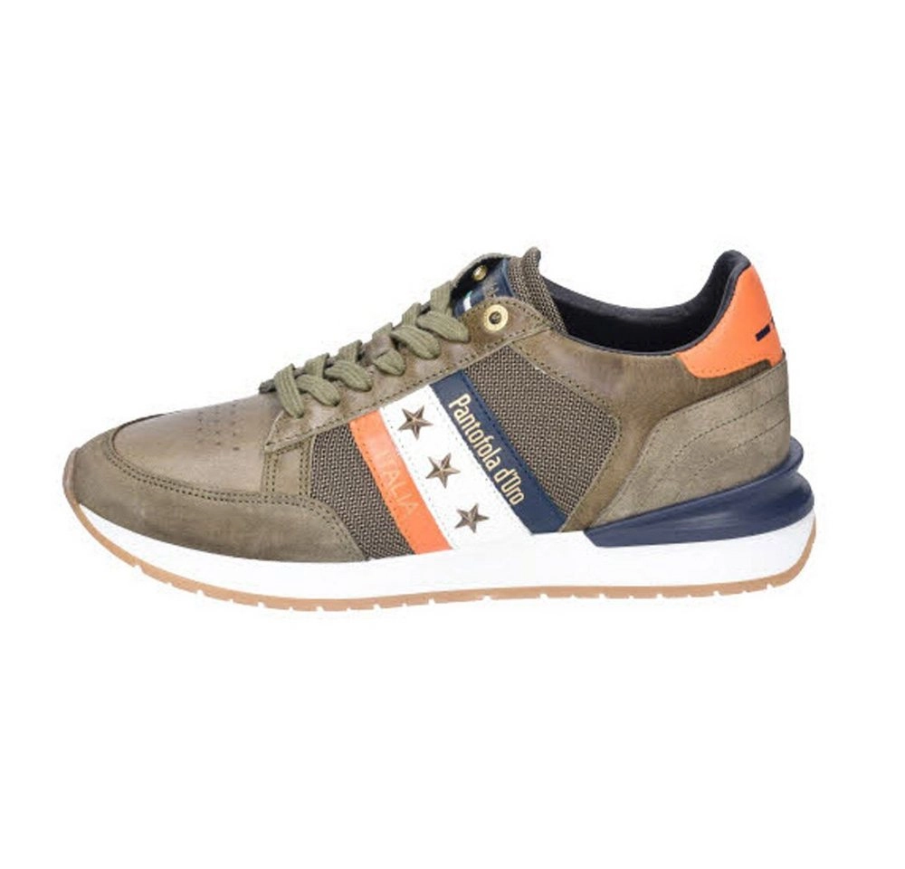 Pantofola d´Oro »Ascoli Runner N Neon Uomo Low Olive« Schnürschuh