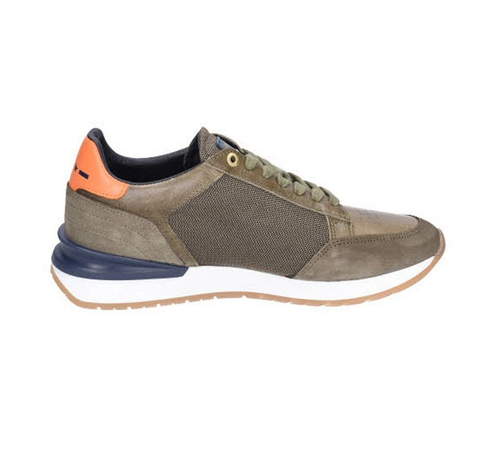 Pantofola d´Oro »Ascoli Runner N Neon Uomo Low Olive« Schnürschuh