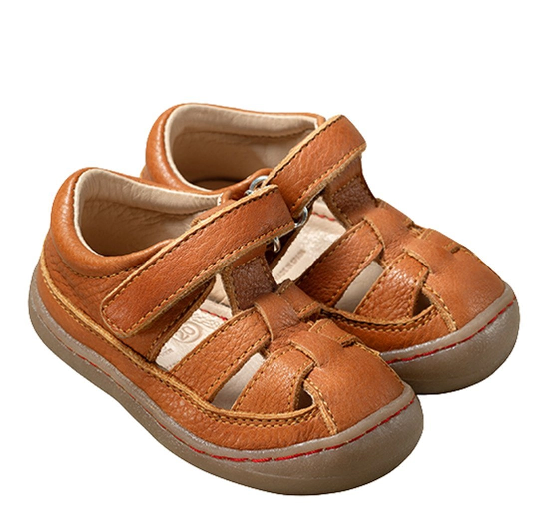 POLOLO »Pololo Verano Lauflernschuhe ECO Sandalen für Babys und Kinder Braun« Lauflernschuh