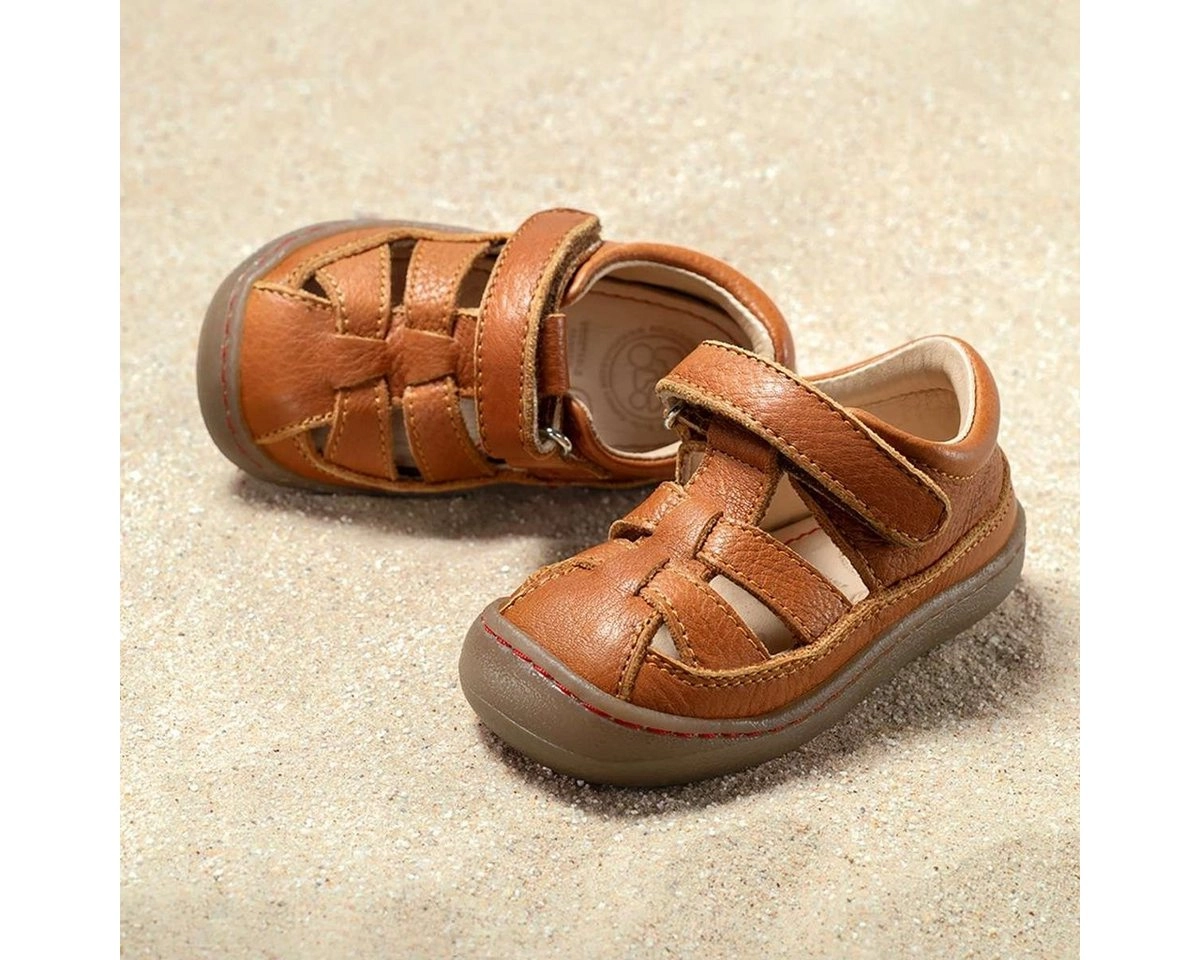 POLOLO »Pololo Verano Lauflernschuhe ECO Sandalen für Babys und Kinder Braun« Lauflernschuh