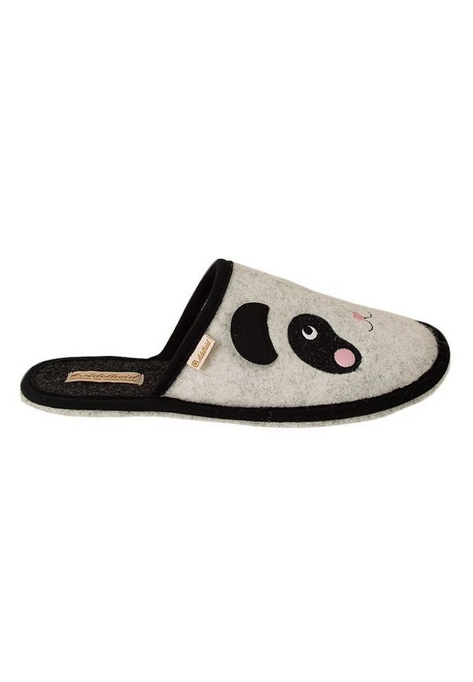 ADELHEID »Panda Filzpantoffel« Pantoffel