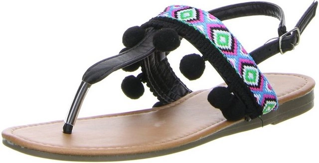 TOPWAY »B740780 BLK/GRN« Sandale