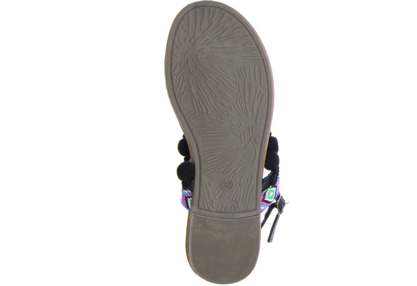 TOPWAY »B740780 BLK/GRN« Sandale