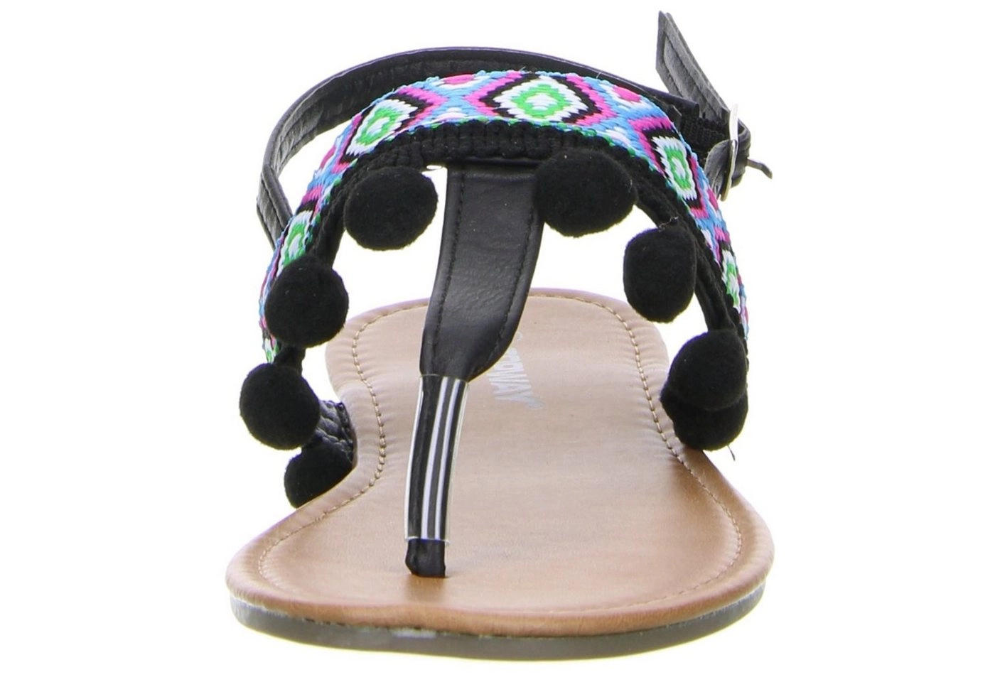 TOPWAY »B740780 BLK/GRN« Sandale