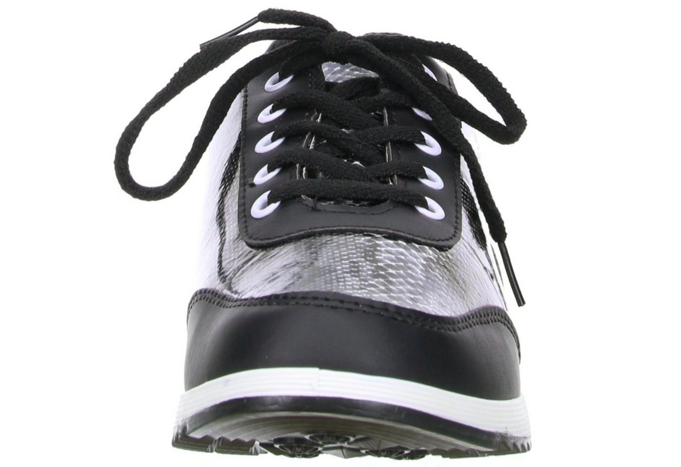 FLA »B414279 Schwarz Schlangenoptik« Sneaker
