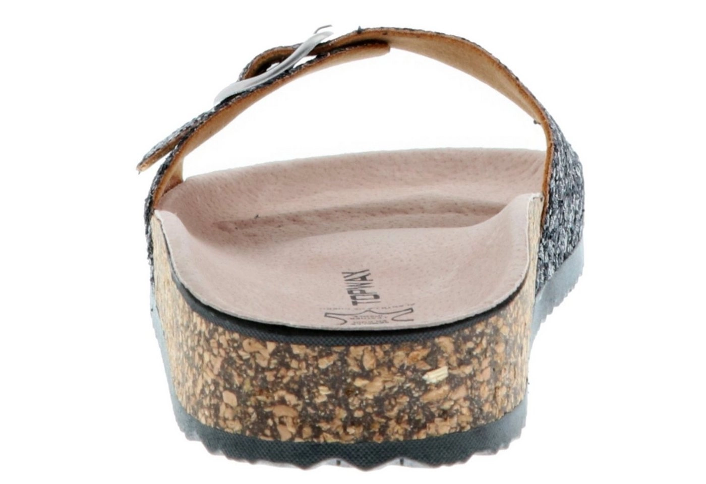 TOPWAY »60-B606799 Schwarz (Glitzer)« Pantolette
