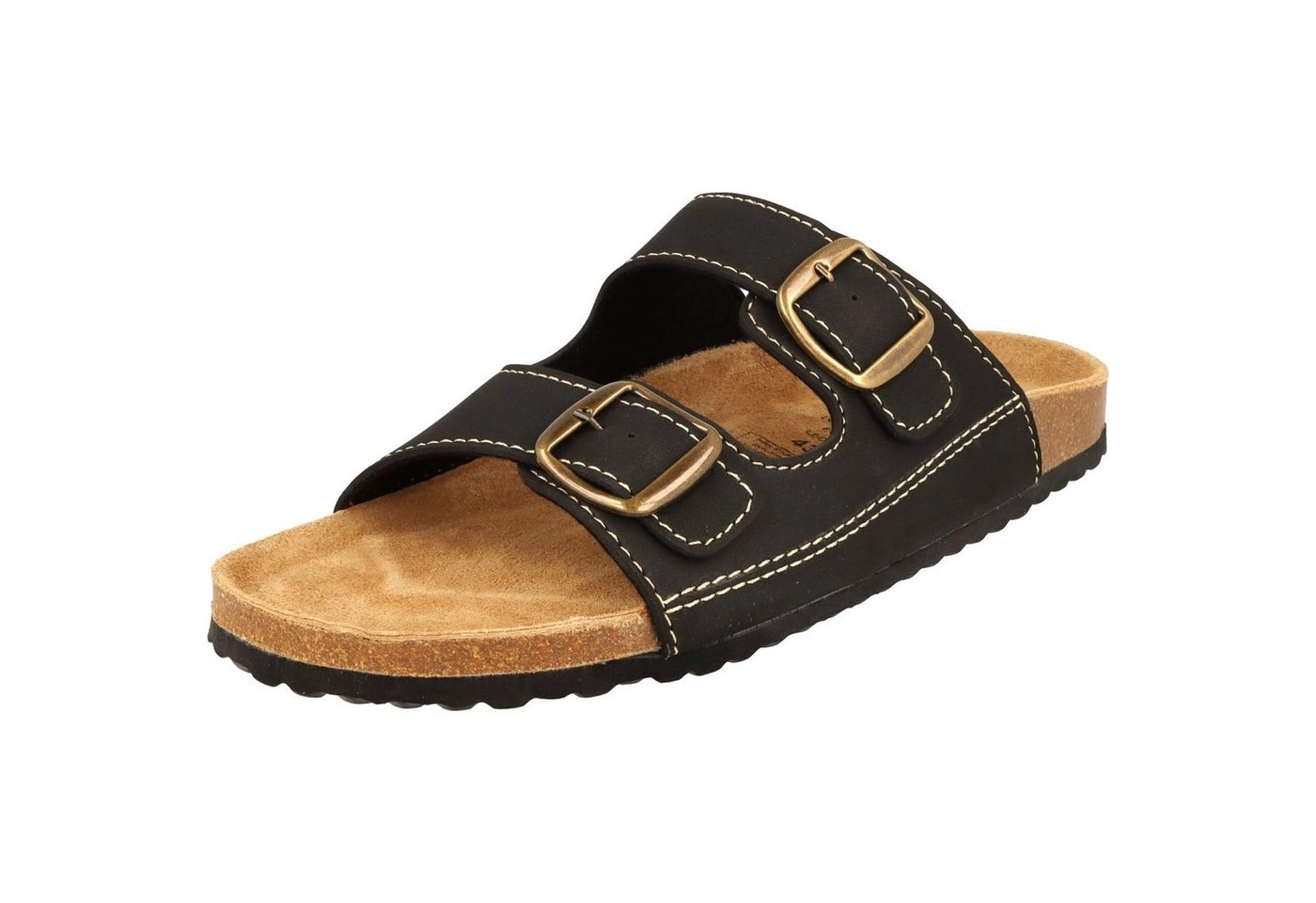 SUPERSOFT »174-001 Herren Pantoletten Sandalen 2er Riemen Hausschuhe« Hausschuh