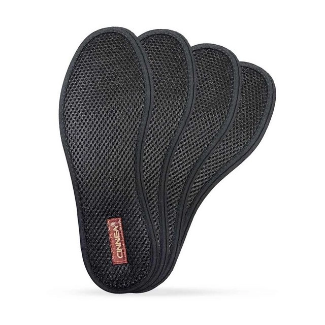 CINNEA »3D-Soft 4er Pack« Laufschuh (4 Paar, Sparpaket) gegen Schweißfüße und Fußgeruch