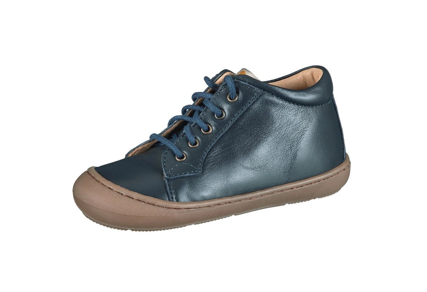 Ocra »Ocra Halbschuh Lauflernschuh 070 Leder pflanz. geg. Blau« Schnürschuh