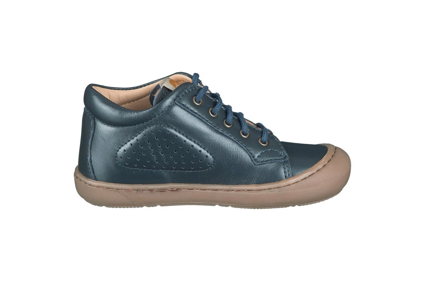 Ocra »Ocra Halbschuh Lauflernschuh 070 Leder pflanz. geg. Blau« Schnürschuh