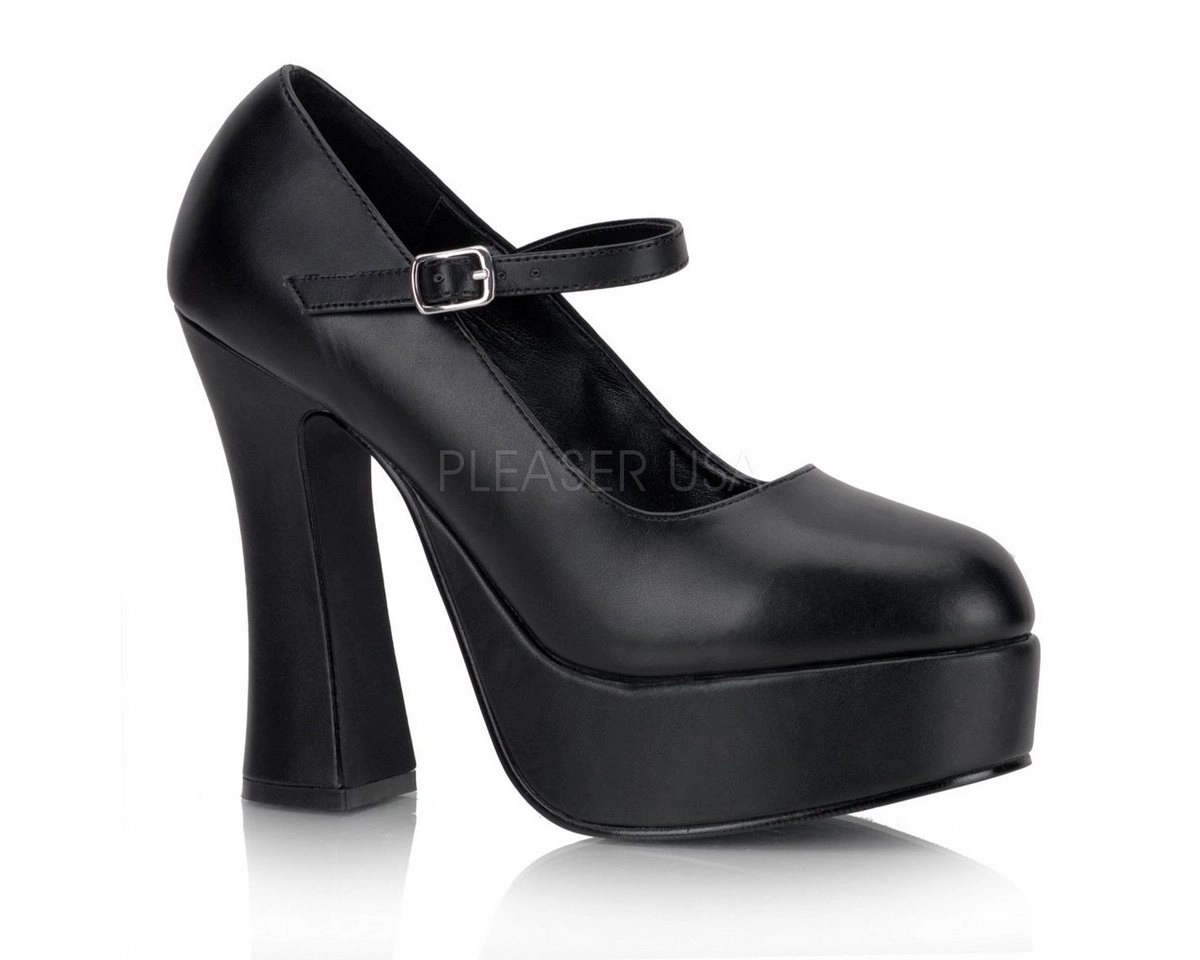 Demonia »Demonia Plateau Pumps DOLLY-50 - PU Schwarz« High-Heel-Pumps