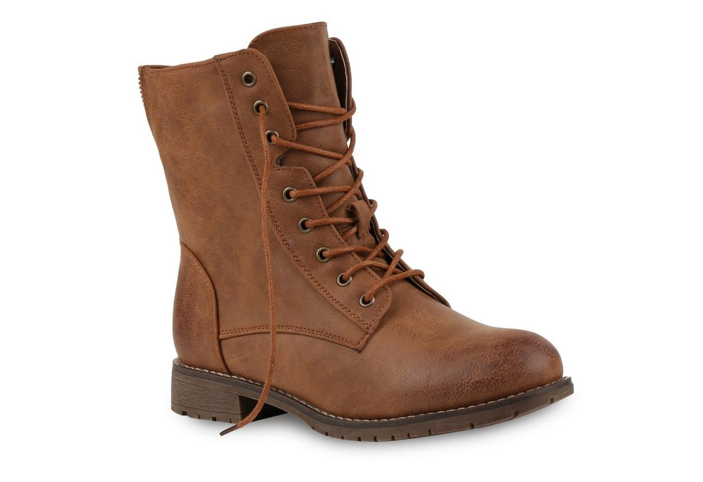 VAN HILL »812022« Schnürstiefelette mit stabiler Profilsohle