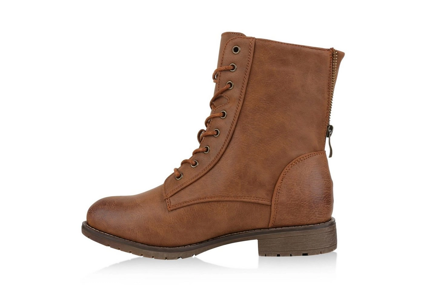 VAN HILL »812022« Schnürstiefelette mit stabiler Profilsohle